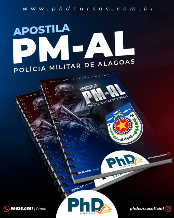 KIT DE APOSTILAS EM PDF PMAL